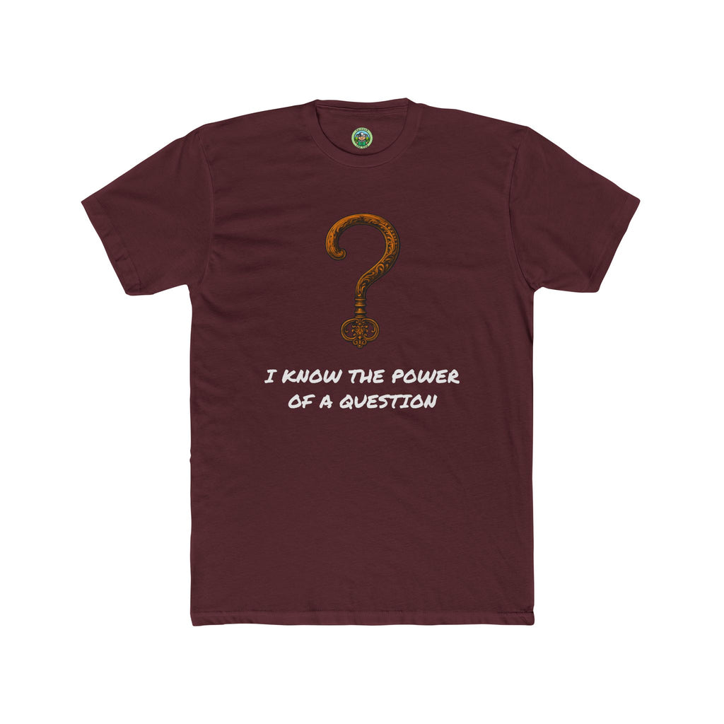 Questions Unlock Everything Brass Key Question Mark - T-Shirt