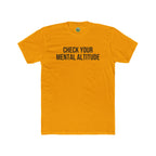 Check Your Mental Altitude Pilot Mental Health - T-Shirt