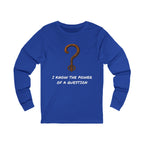 Questions Unlock Everything Brass Key Question Mark - Long Sleeve