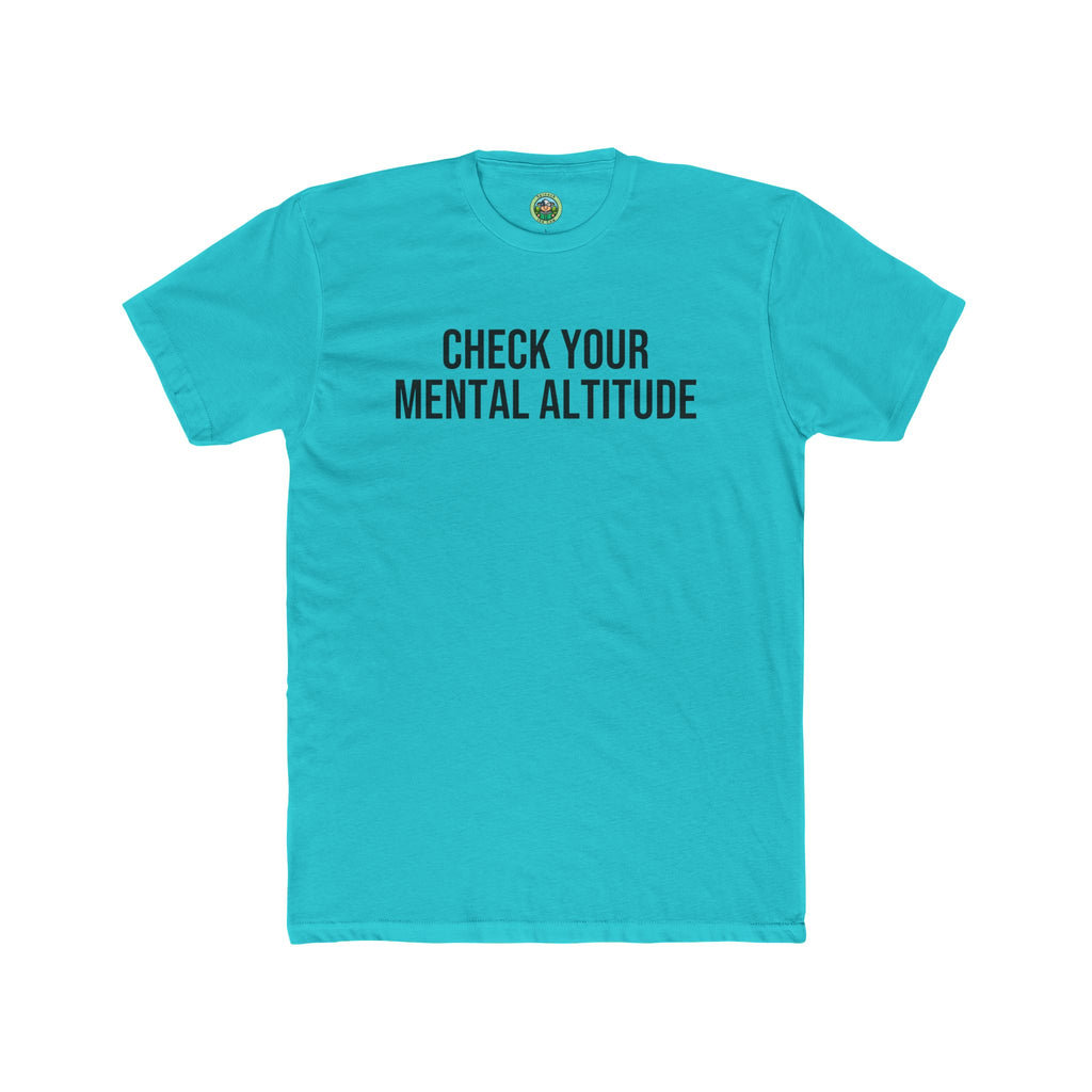 Check Your Mental Altitude Pilot Mental Health - T-Shirt