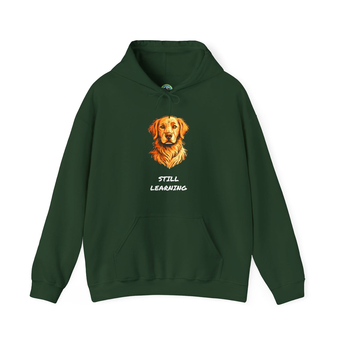 Still Learning Golden Retriever Graphic - Hoodie