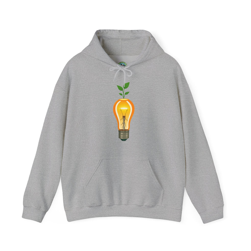 Growth Mindset Seedling Lightbulb Graphic - Hoodie