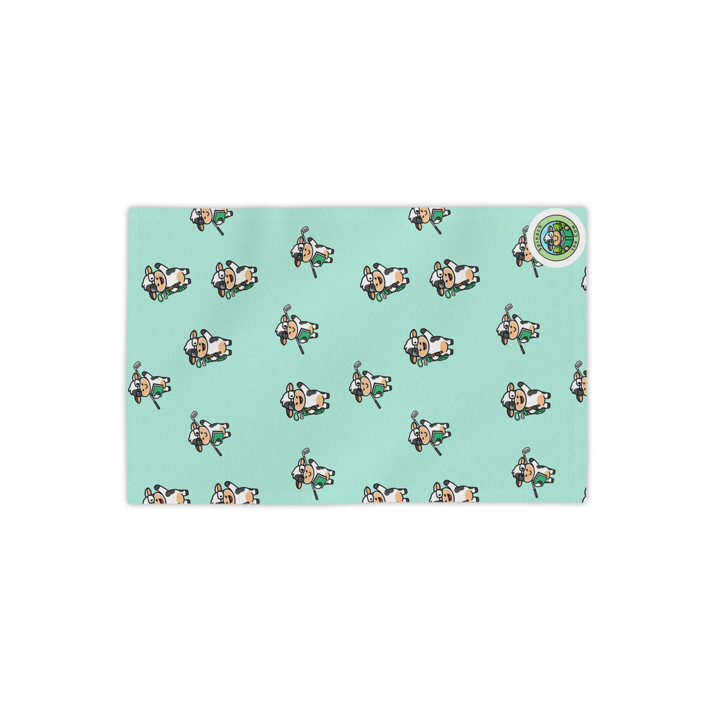 Spinach Tees Off Beach Towel