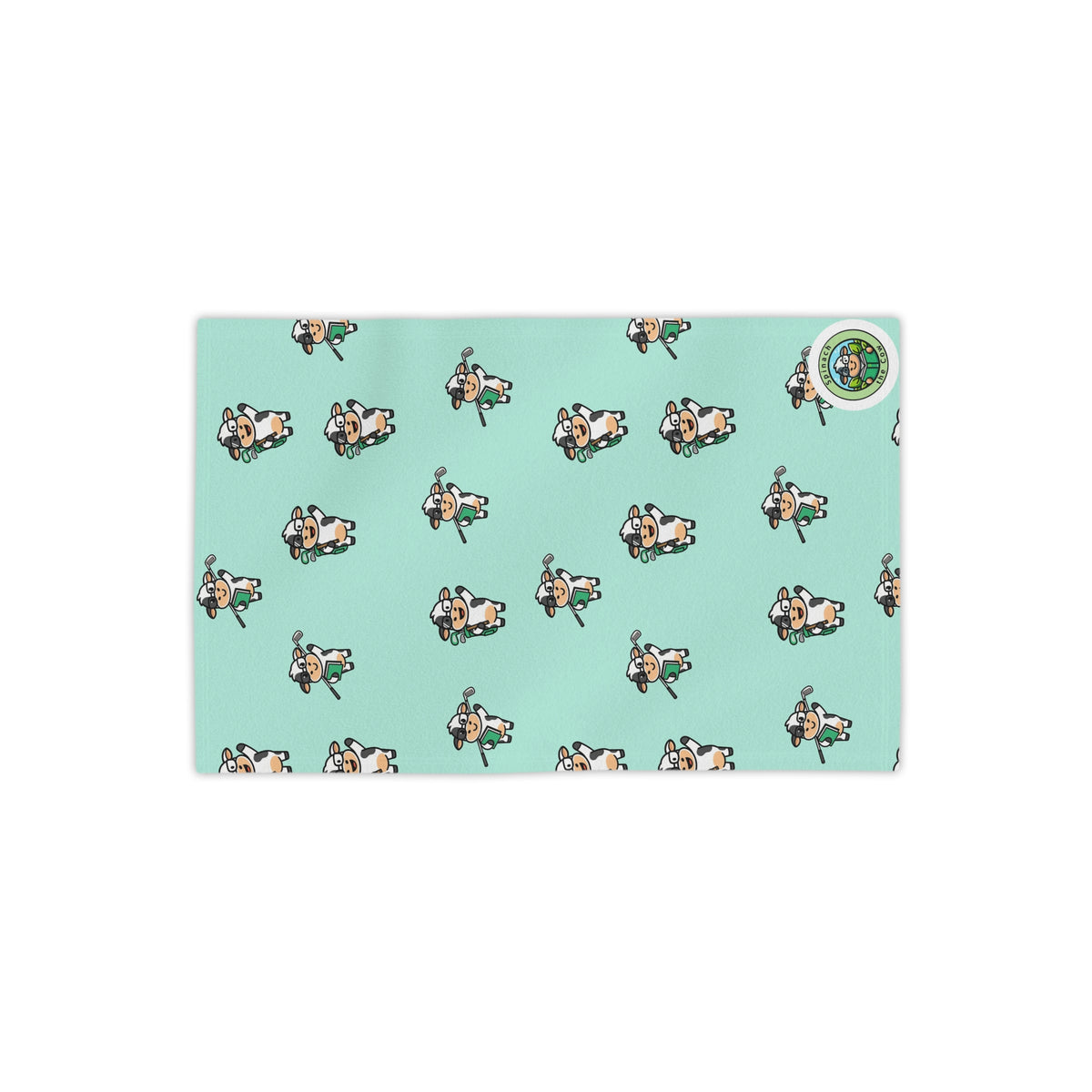 Spinach Tees Off Beach Towel