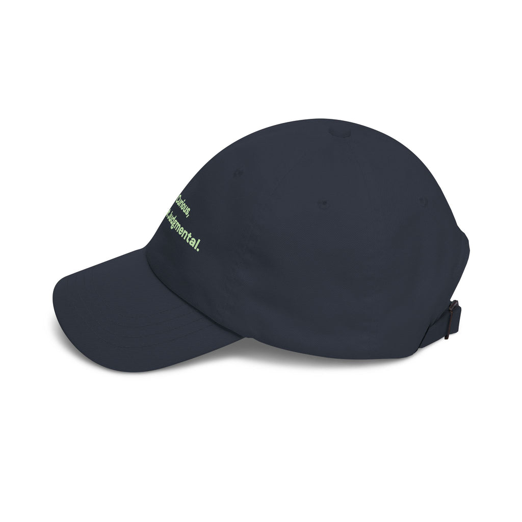 Be Curious Dad Cap (Dark)