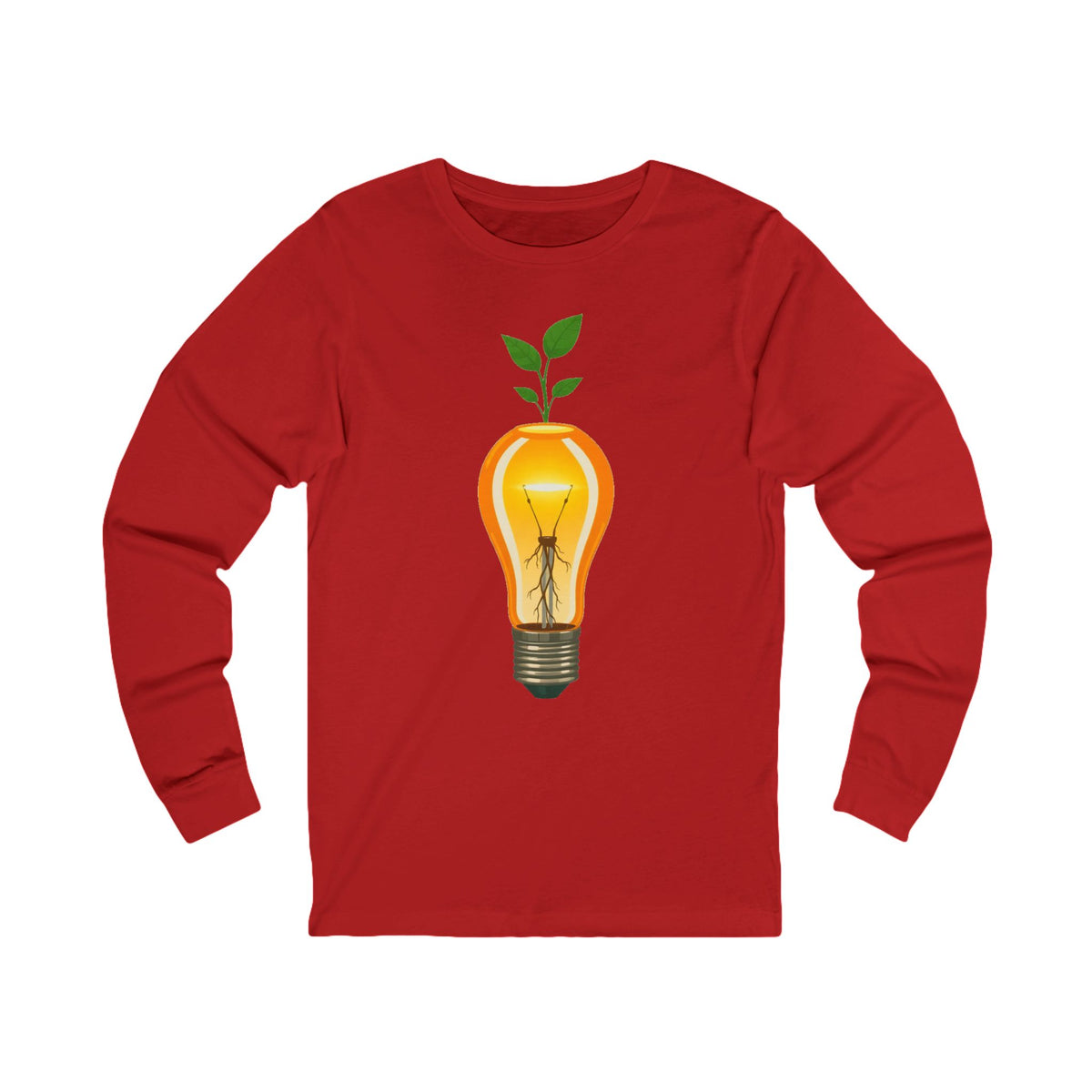 Growth Mindset Seedling Lightbulb Graphic - Long Sleeve