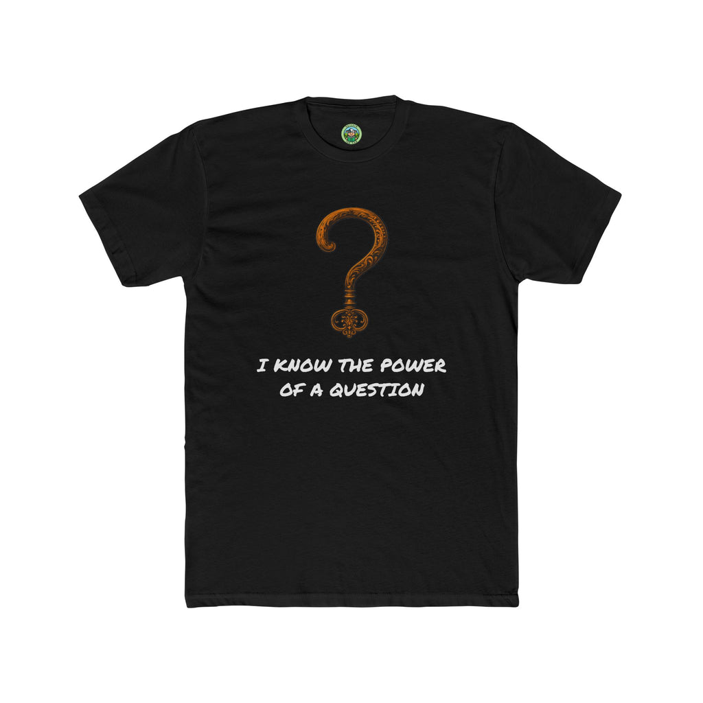 Questions Unlock Everything Brass Key Question Mark - T-Shirt