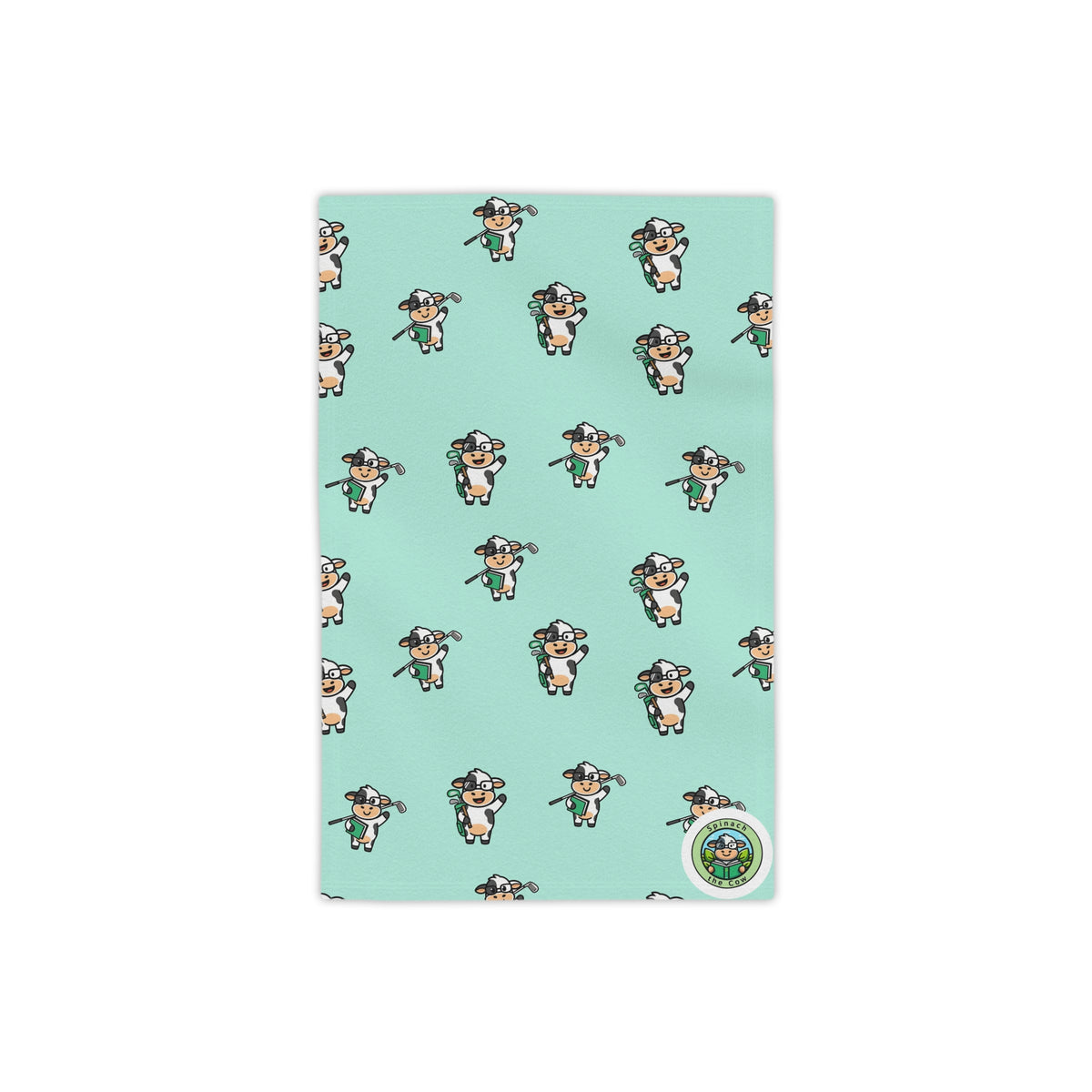 Spinach Tees Off Beach Towel