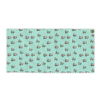 Spinach Tees Off Beach Towel