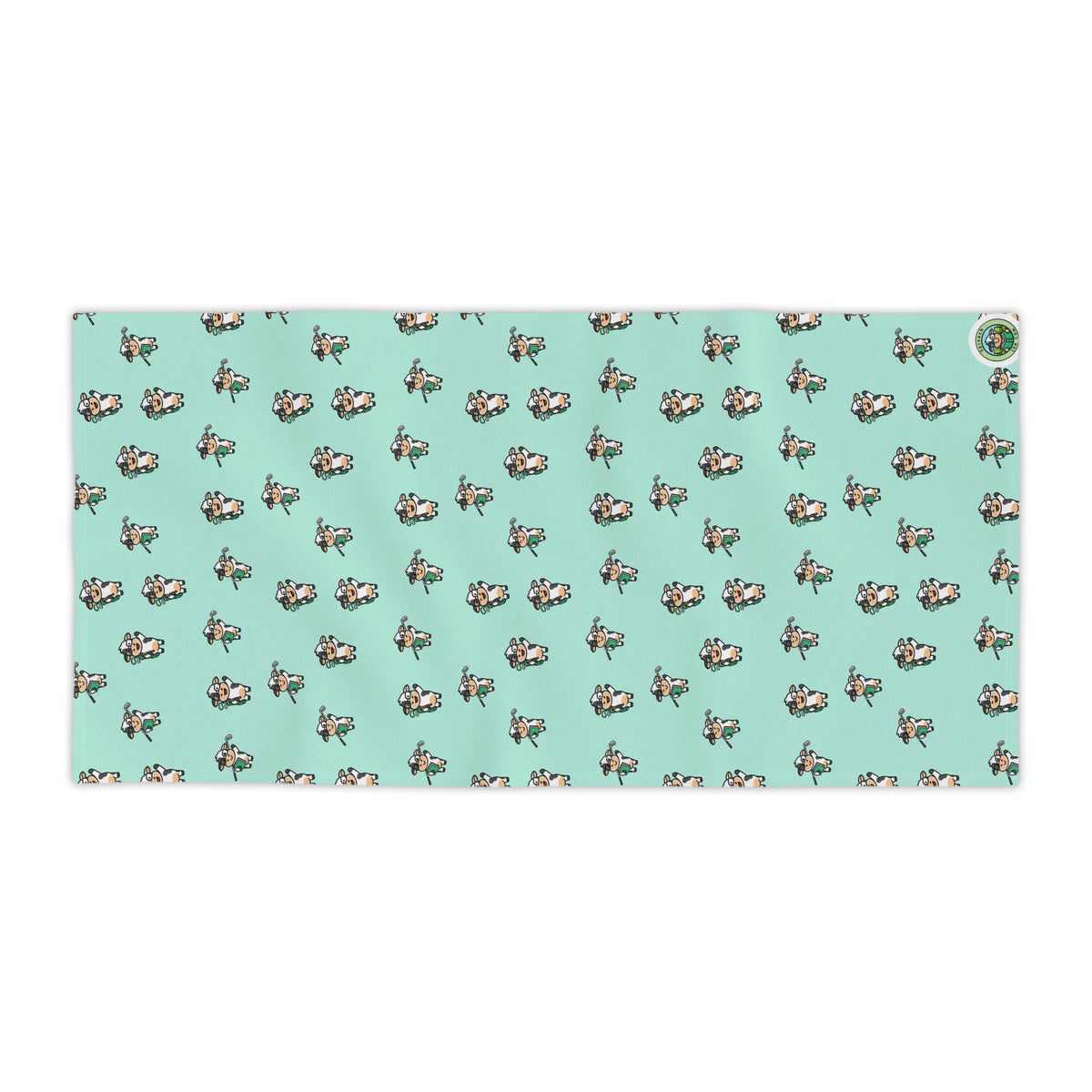 Spinach Tees Off Beach Towel
