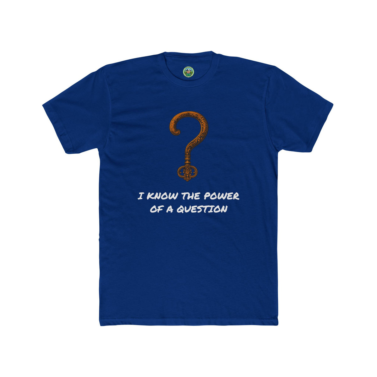 Questions Unlock Everything Brass Key Question Mark - T-Shirt