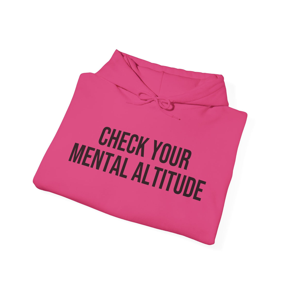 Check Your Mental Altitude Pilot Mental Health - Hoodie