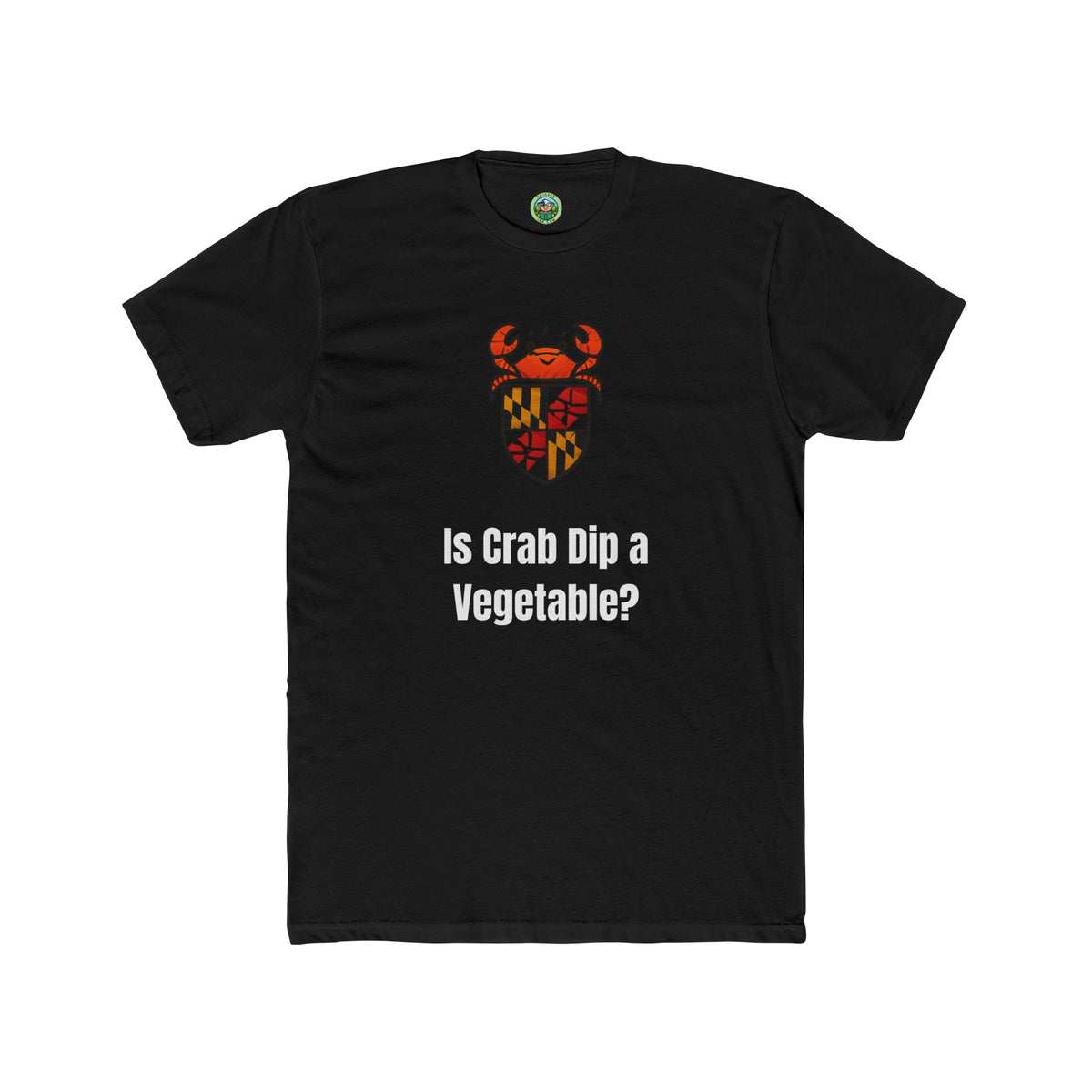 Crab Dip Is a Vegetable Maryland Flag Shield - T-Shirt