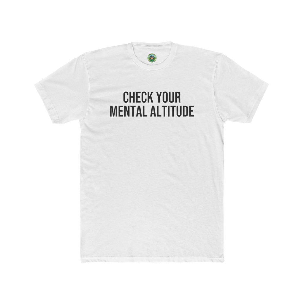 Check Your Mental Altitude Pilot Mental Health - T-Shirt