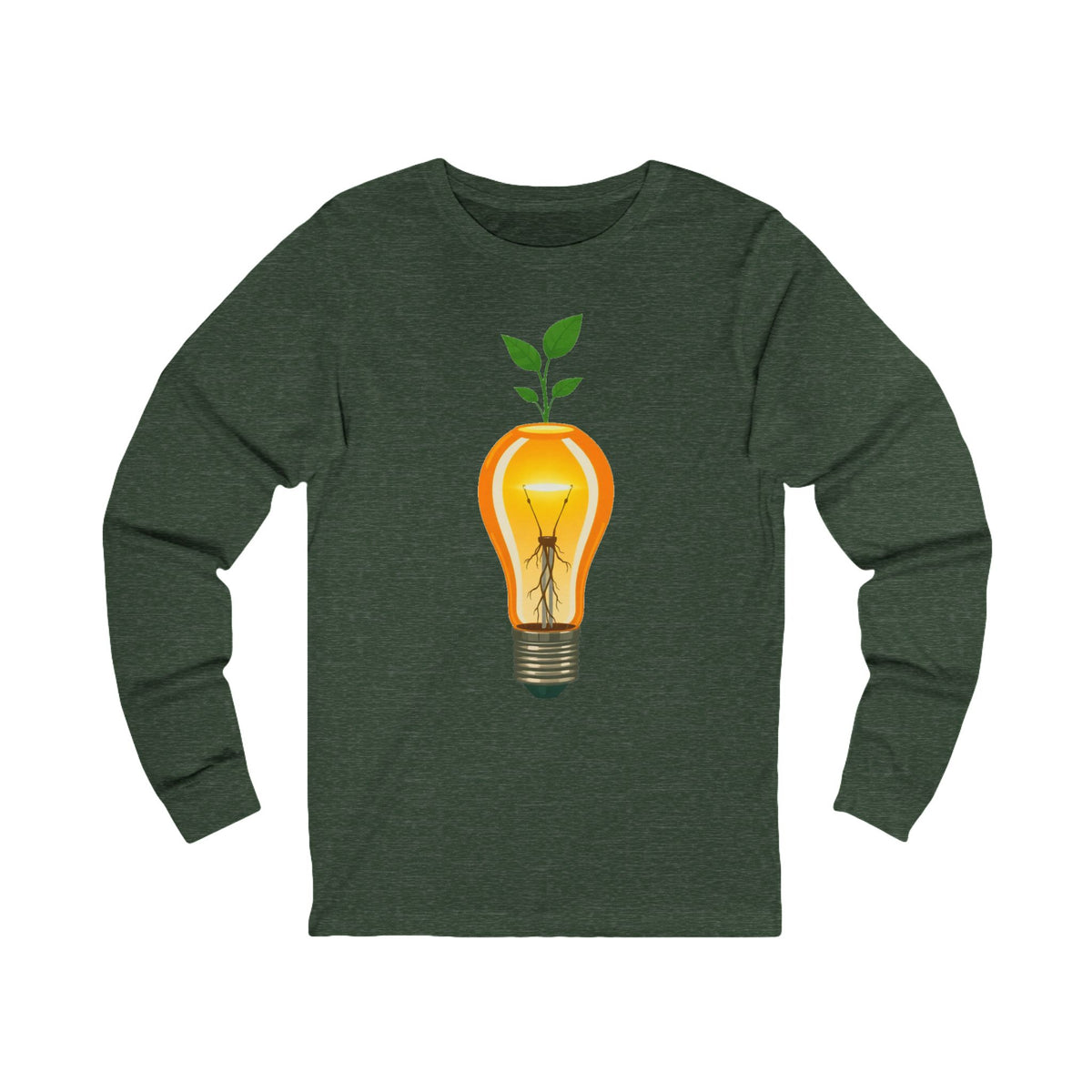 Growth Mindset Seedling Lightbulb Graphic - Long Sleeve