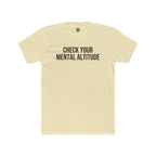 Check Your Mental Altitude Pilot Mental Health - T-Shirt