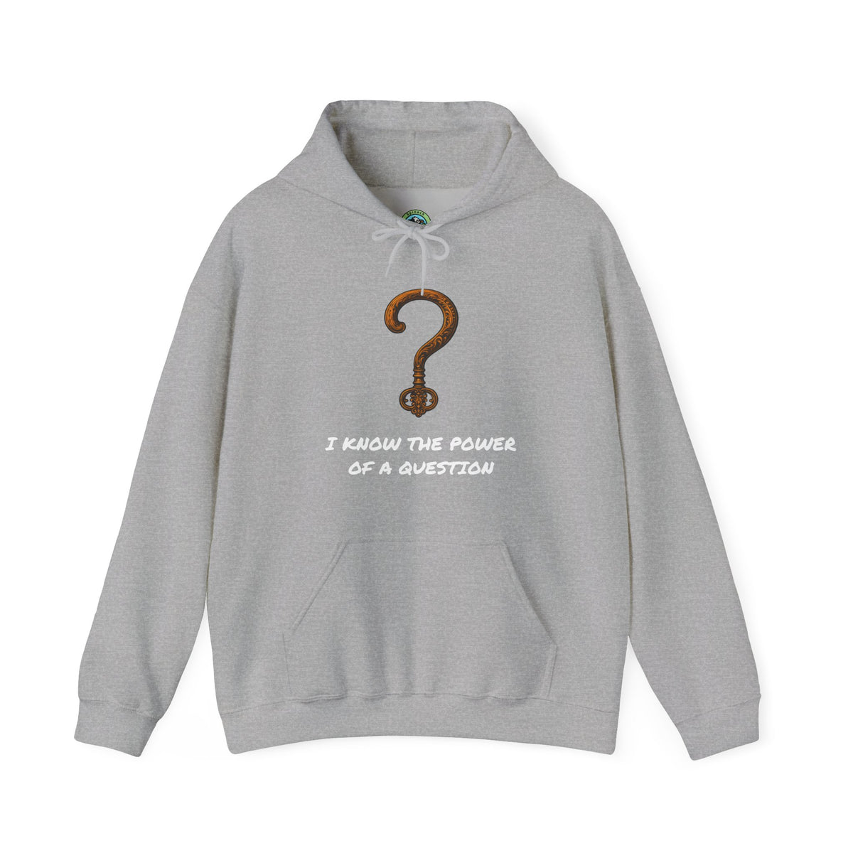 Questions Unlock Everything Brass Key Question Mark - Hoodie