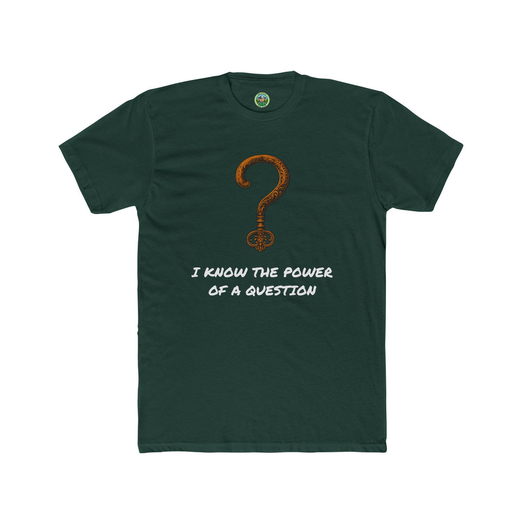 Questions Unlock Everything Brass Key Question Mark - T-Shirt