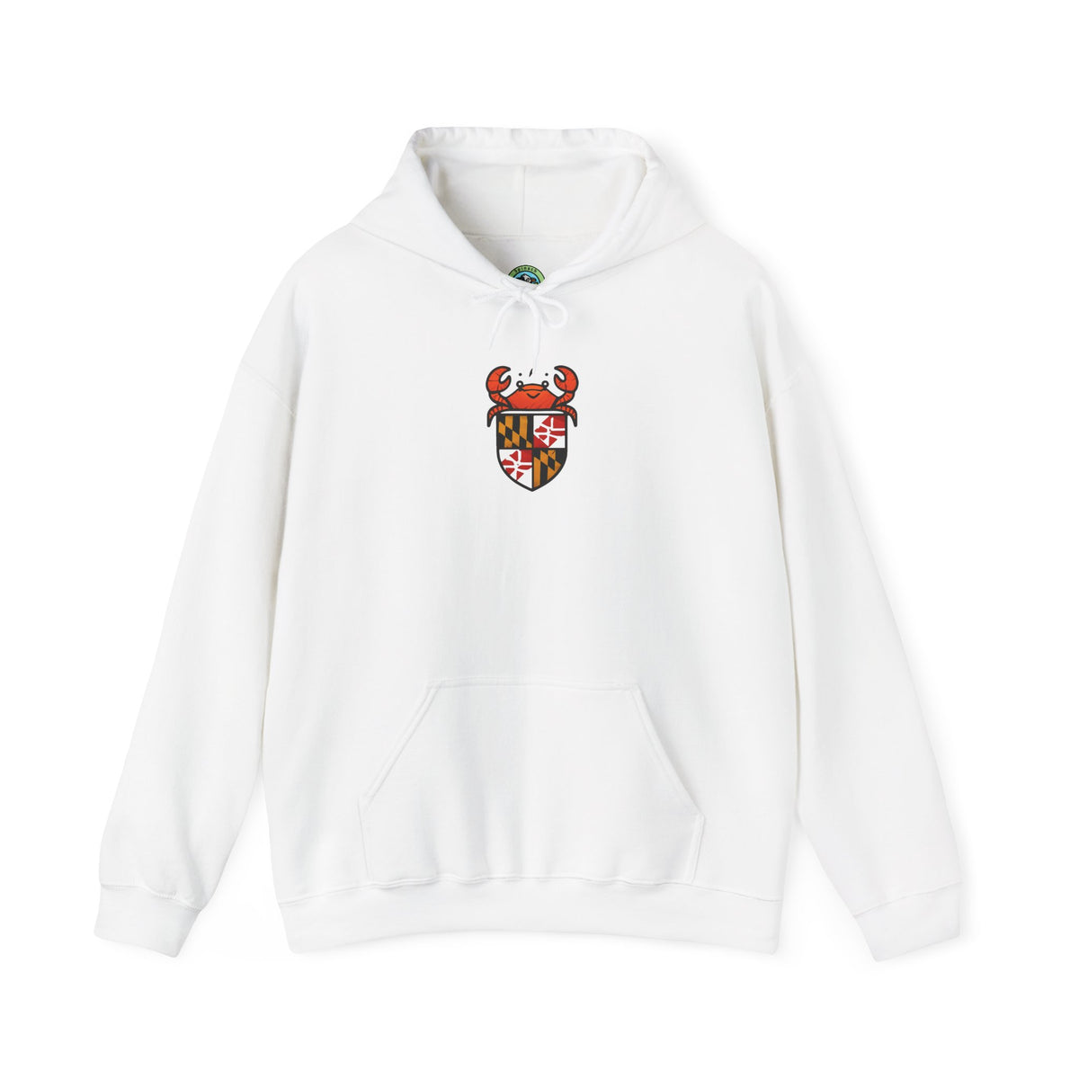 Crab Dip Is a Vegetable Maryland Flag Shield - Hoodie
