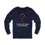 Questions Unlock Everything Brass Key Question Mark - Long Sleeve