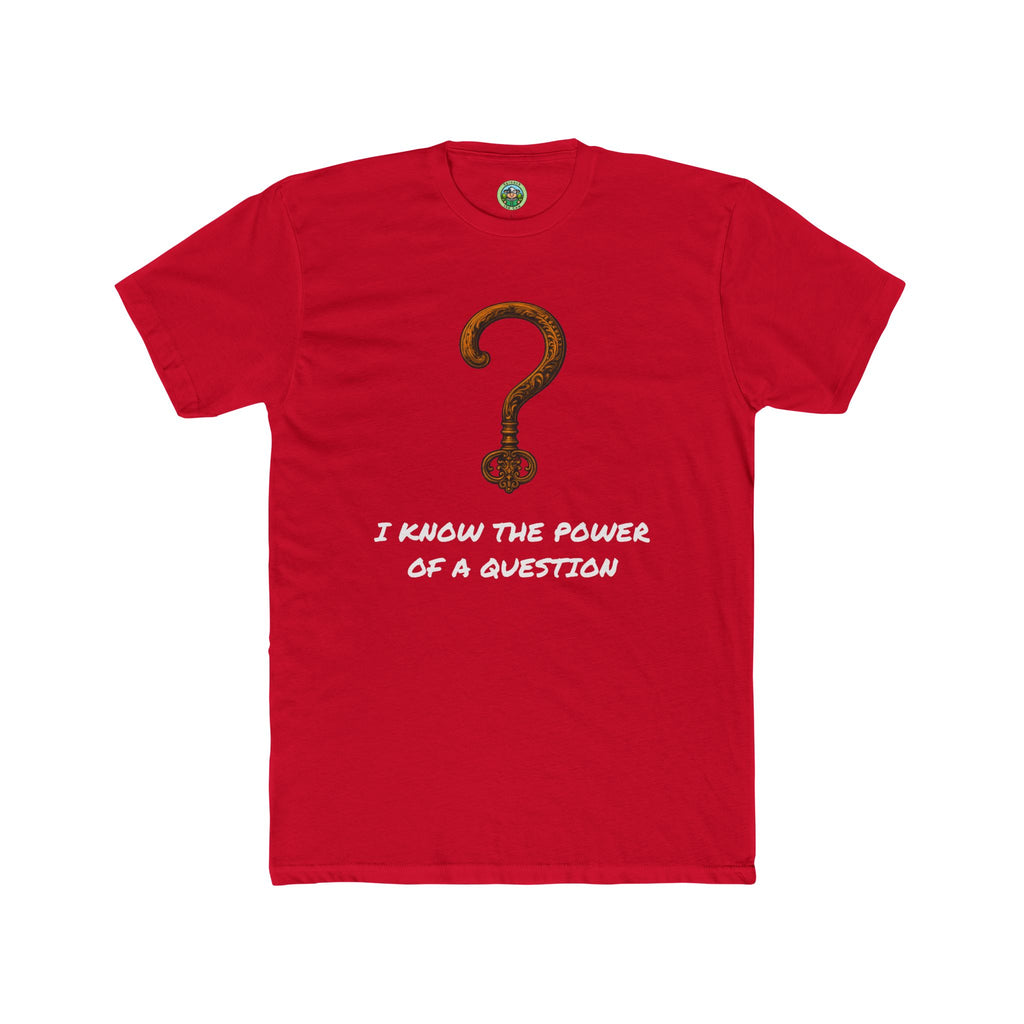 Questions Unlock Everything Brass Key Question Mark - T-Shirt