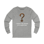 Questions Unlock Everything Brass Key Question Mark - Long Sleeve