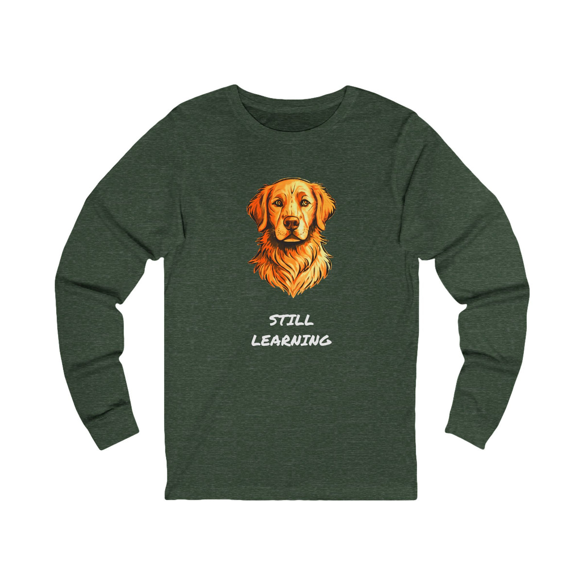 Still Learning Golden Retriever Graphic - Long Sleeve