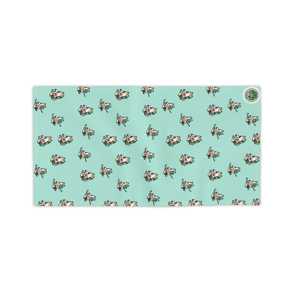 Spinach Tees Off Beach Towel