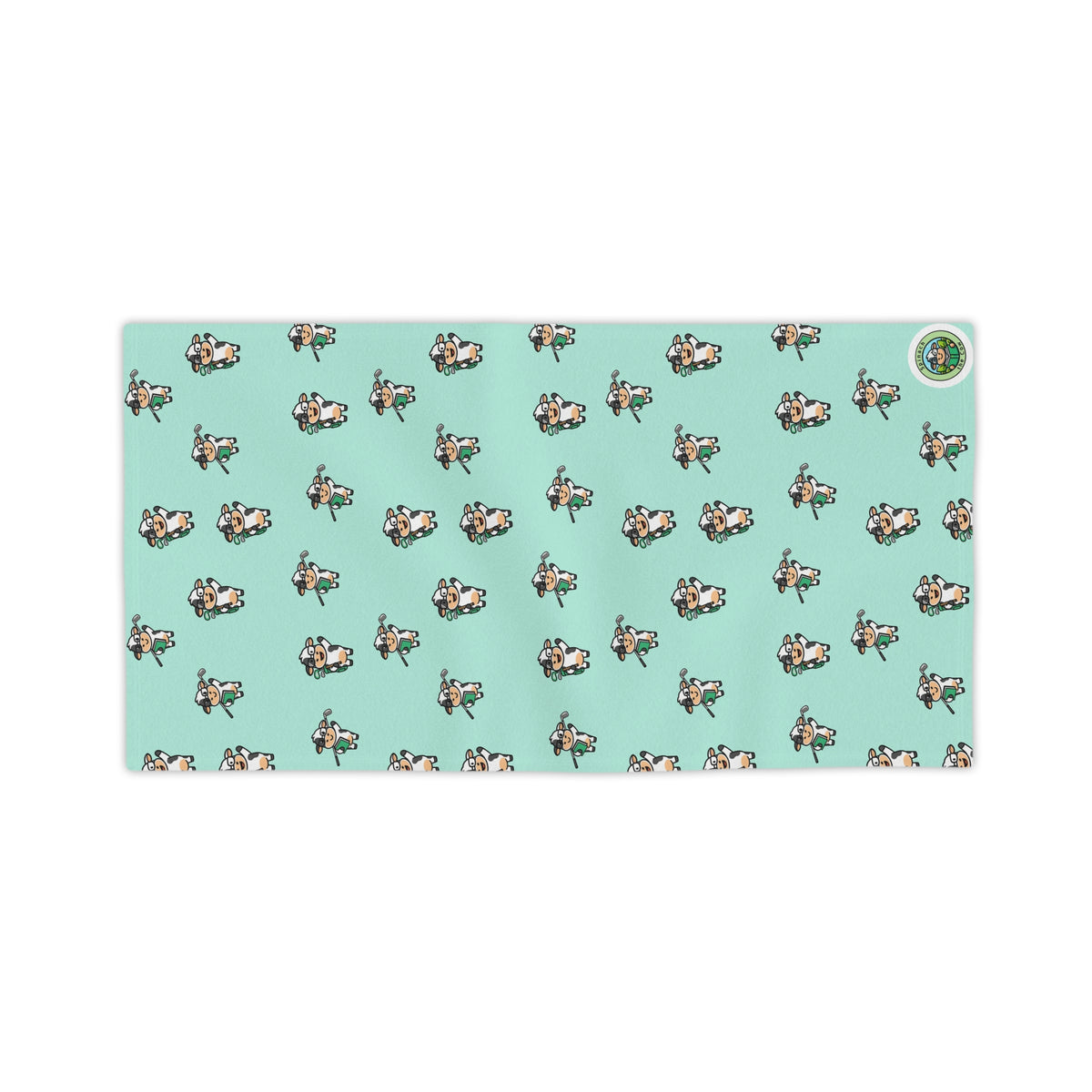 Spinach Tees Off Beach Towel