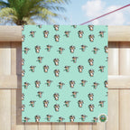 Spinach Tees Off Beach Towel