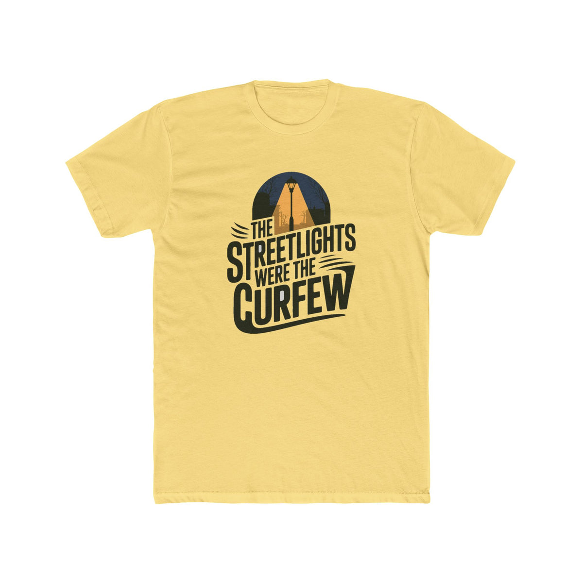 The Streetlights Were the Curfew Graphic - T-Shirt