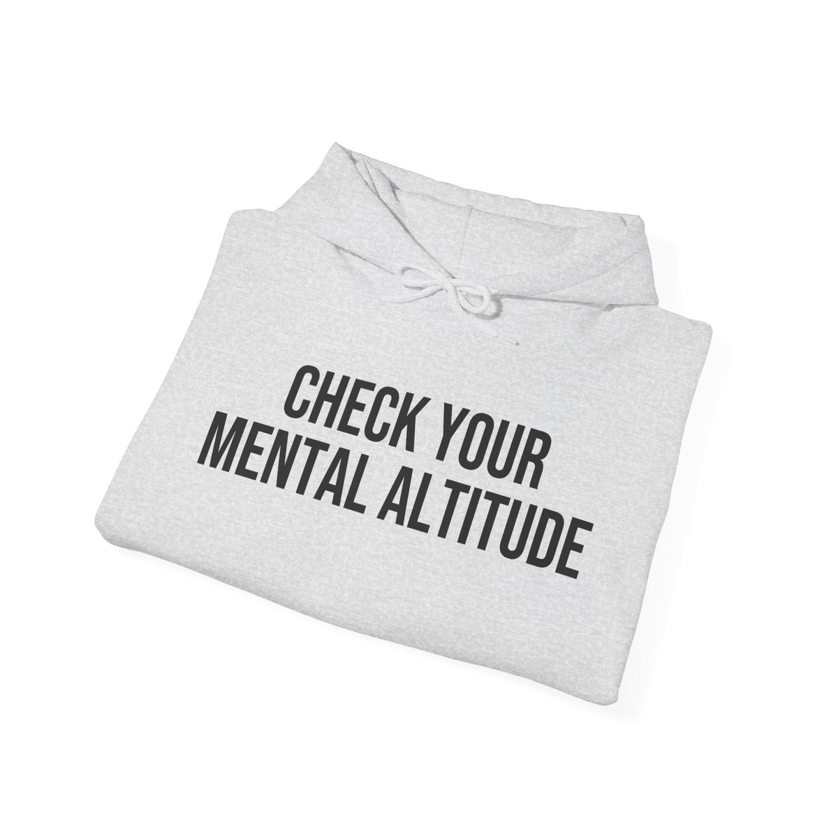 Check Your Mental Altitude Pilot Mental Health - Hoodie
