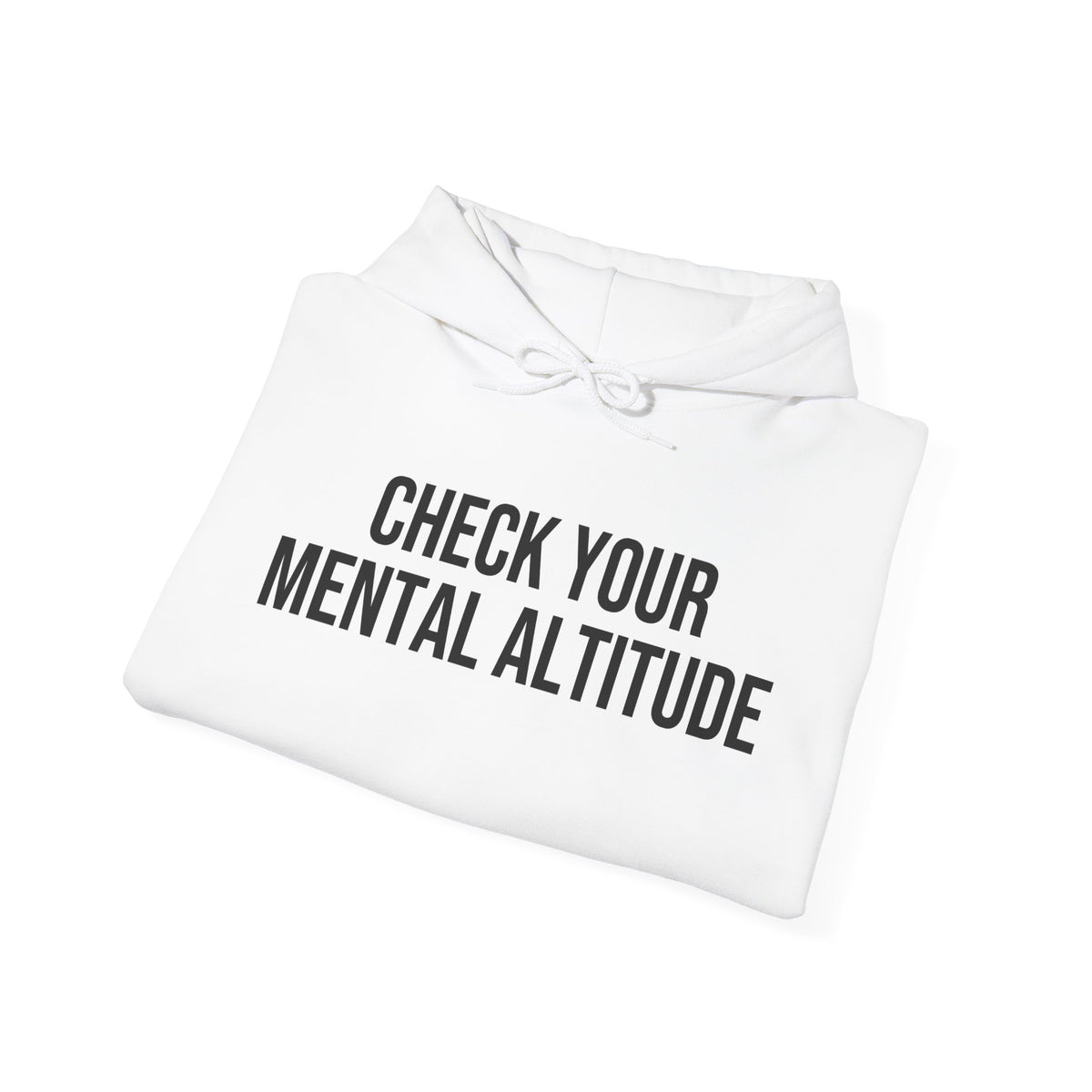 Check Your Mental Altitude Pilot Mental Health - Hoodie