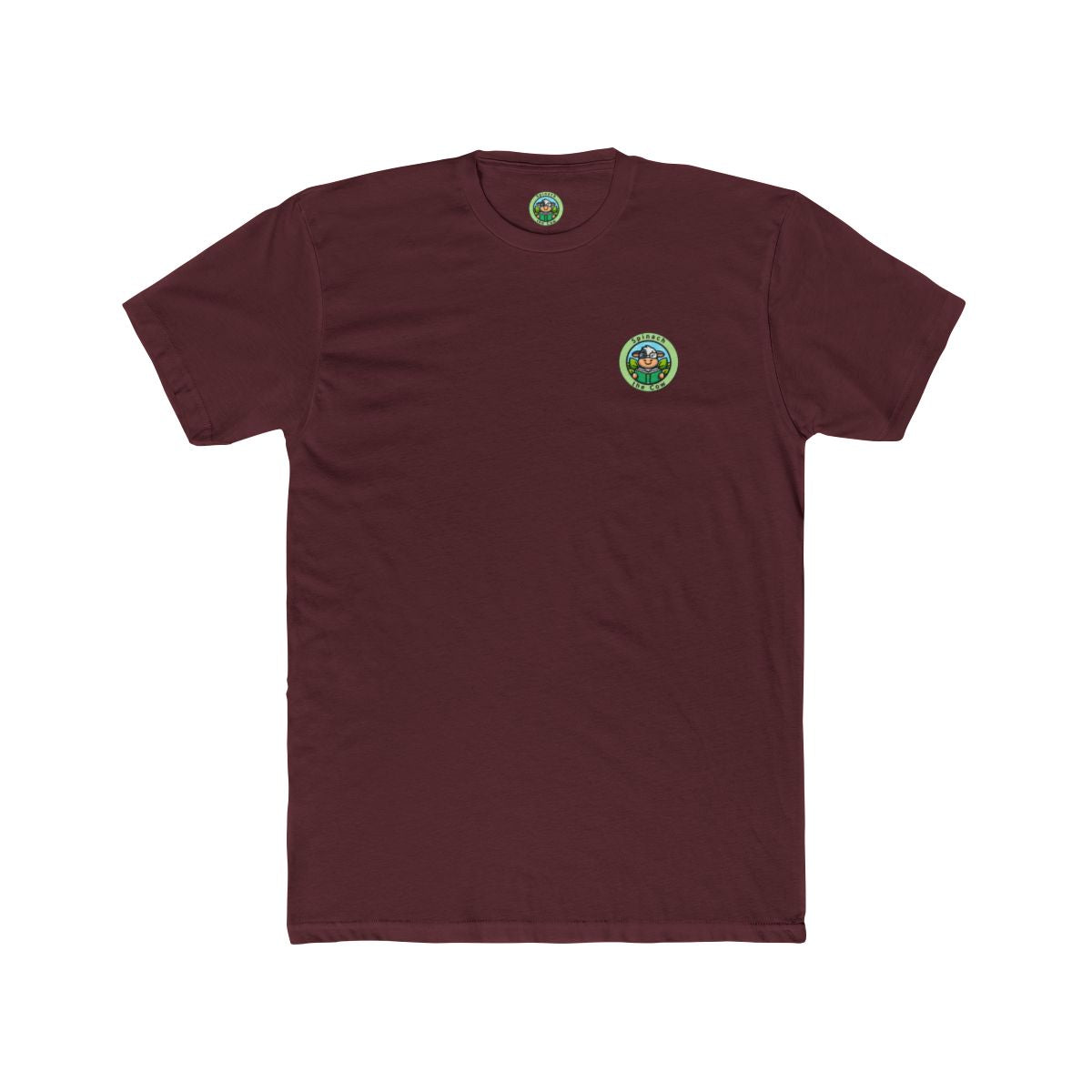 spinach:front:Solid Maroon