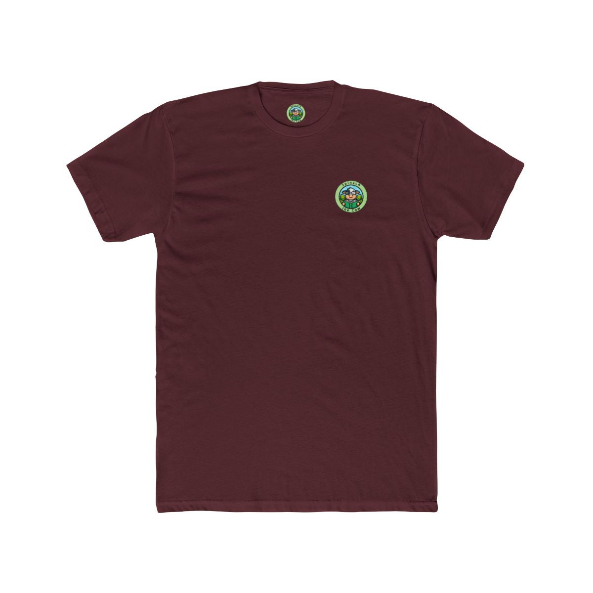 spinach:front:Solid Maroon